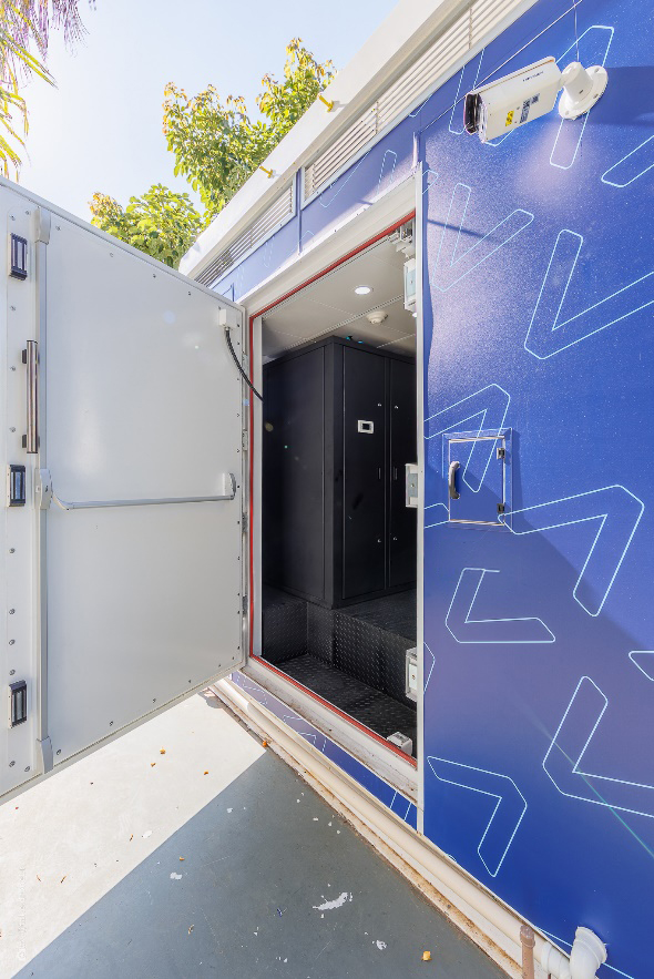 Porta WK4 com CFTV externo do G-Box 5.0